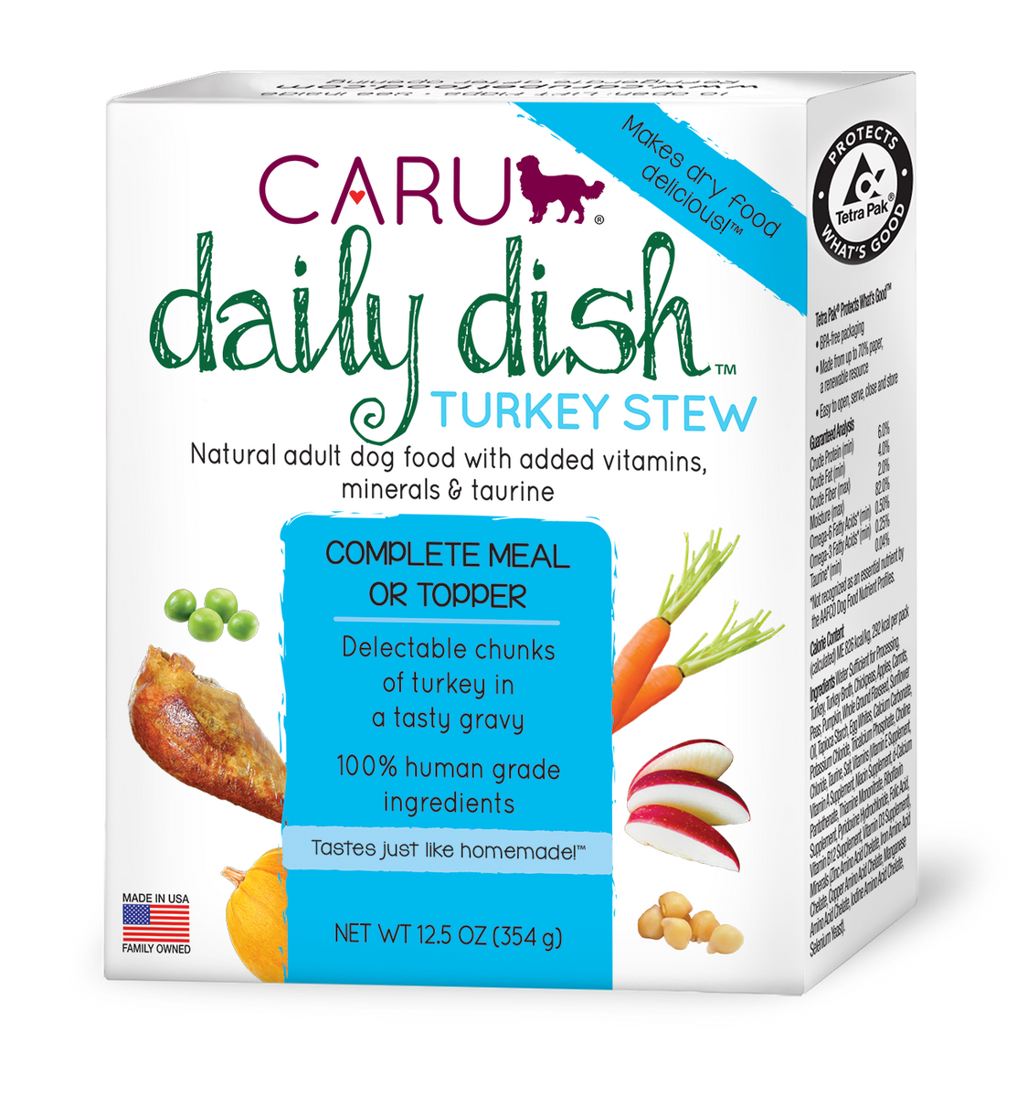 Caru Daily DishTM Turkey Stew for Dogs kikis pet shop