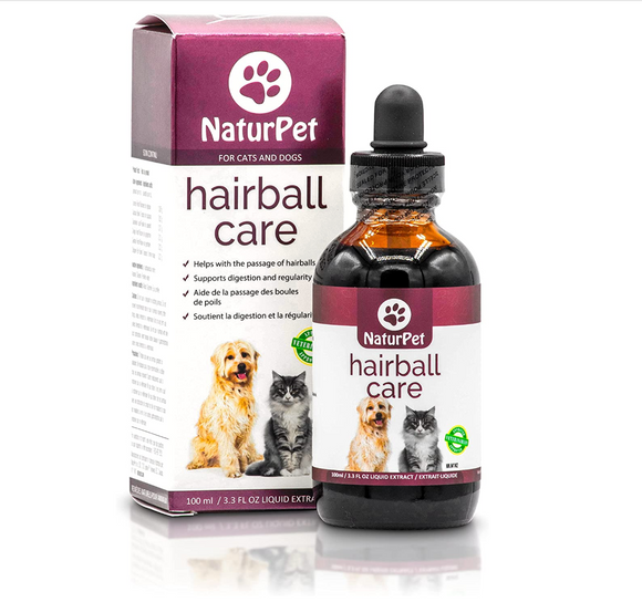 NaturPet hairball care, for cats and dogs.