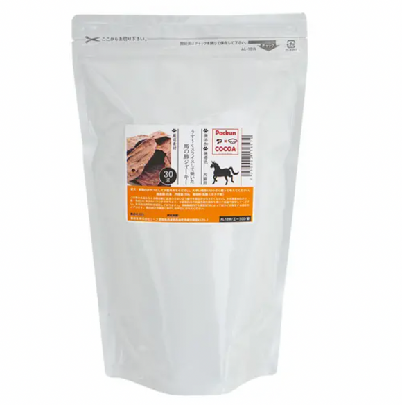 PackunxCOCOA Freeze-Dried thinly sliced horse lung jerky 30g, for dogs and cats.