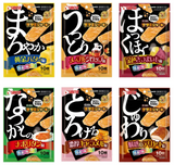 Sunrise Gonta's fillet chicken jerky (chicken x cheese strips, sweet potato x chicken stripe, 6 flavours) for dogs.