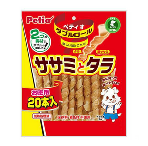 Petio Double Roll: Chicken Fillet and Cod, 20 Pieces - Dog Snack.