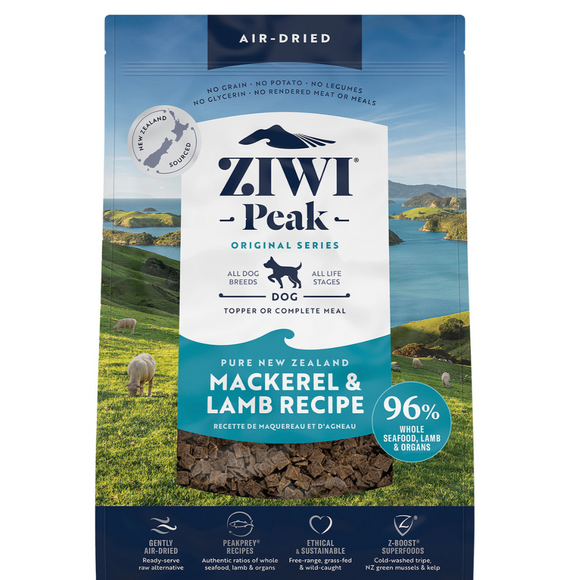 ZIWI® Peak Air-Dried Mackerel & Lamb Recipe for Dogs, 10% OFF!