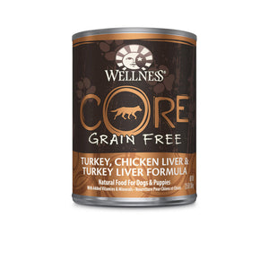 Wellness CORE Turkey, Chicken Liver & Turkey Liver for Dog