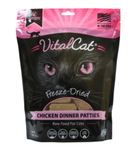 Vital Essential - Chicken Dinner Patties Freeze-Dried Grain Free Cat Food