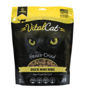 Vital Essential - Duck Mini Nibs Freeze-Dried Grain Free Cat Food