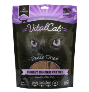 Vital Essential - Turkey Dinner Patties Freeze-Dried Grain Free Cat Food