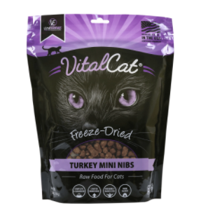 Vital Essential - Turkey Mini Nibs Freeze-Dried Grain Free Cat Food