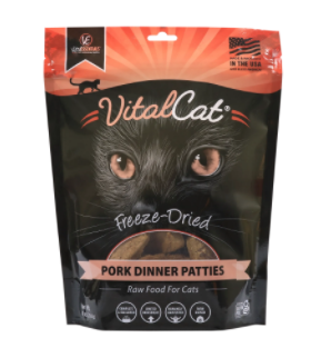 Vital Essential - Pork Dinner Patties Freeze-Dried Grain Free Cat Food