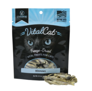 Vital Essential Minnows Freeze Dried Grain Free Treats kikis