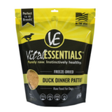 Vital Essential - Duck Dinner Patties Freeze-Dried Grain Free Dog Food