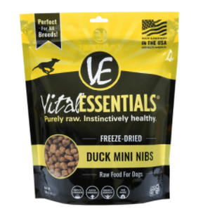 Vital Essential - Duck Mini Nibs Freeze-Dried Grain Free Dog Food