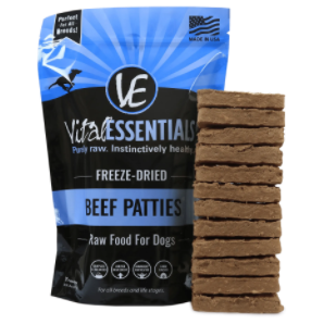 Vital Essential - Beef Patties Freeze-Dried Grain Free Dog Food