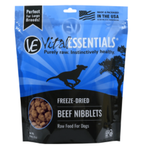 Vital Essential - Beef Nibblets Freeze-Dried Grain Free Dog Food