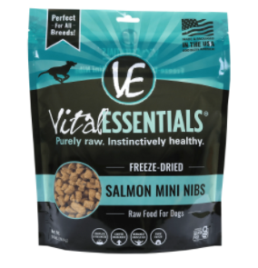 Vital Essential - Salmon Mini Nibs Freeze-Dried Grain Free Dog Food