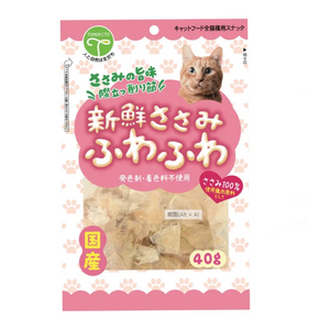 Japanese Friends Fresh Chicken Flowers for 40g, for cats.