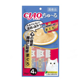 CIAO Functional Moisturizing Meat Sticks 4pcs, for cats.