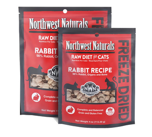 Northwest cat freeze dried nibbles Rabbit Recipe11oz