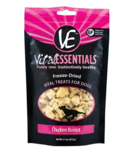 Vital Essential - Chicken Breast Freeze-Dried Grain Free Dog Treats