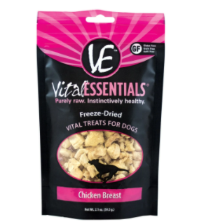 Vital Essential - Chicken Breast Freeze-Dried Grain Free Dog Treats