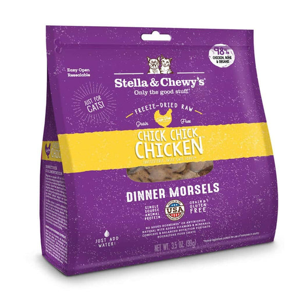 Stella & Chewy's CHICK, CHICK CHICKEN FREEZE-DRIED RAW DINNER MORSELS