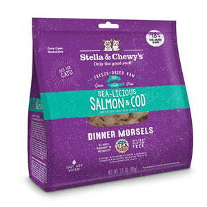 Stella & Chewy's SEA-LICIOUS SALMON & COD FREEZE-DRIED RAW DINNER MORSELS