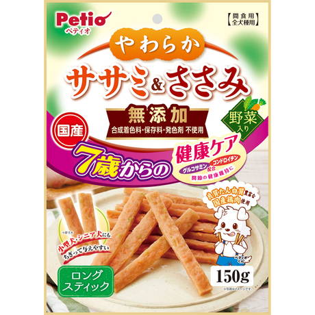 Petio chicken stick with vegetables for dogs 150g 7ps