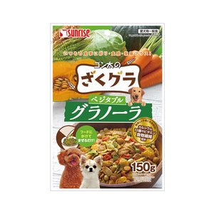 Sunrise Zaku Gravegetable Granola veggie flavor for dogs 150g