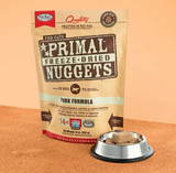 PRIMAL FELINE FREEZE-DRIED NUGGETS for cats.