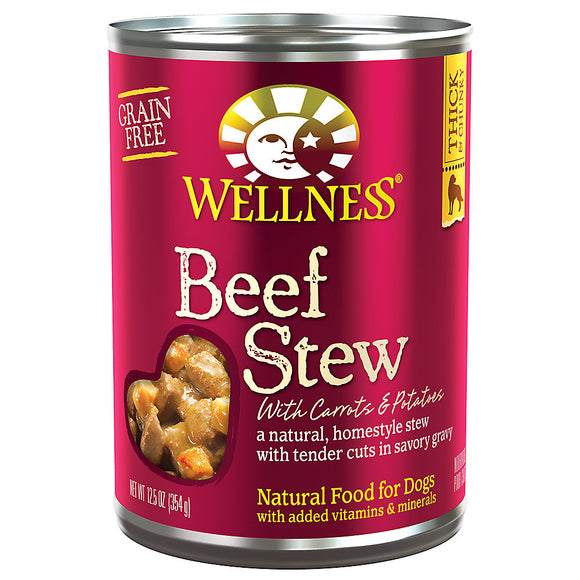 Wellness Homestyle Stew Grain Free Beef Stew with Carrots & Potatoes for Dog