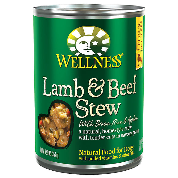 Wellness Homestyle Stew Lamb & Beef Stew with Brown Rice & Apples for Dog