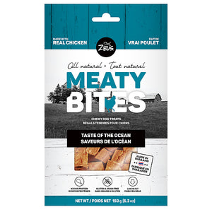 ZEUS - MEATY BITES, Taste of the Ocean Dog Treats.