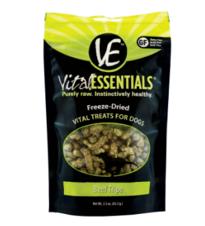 Vital Essential - Beef Tripe Freeze-Dried Grain Free Treats