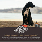 Dr. Maggie Skin & Coat – Omega-3 Fish Oil, for Dogs and Cats.