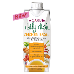 Caru Daily DishTM Chicken Broth for Cats.