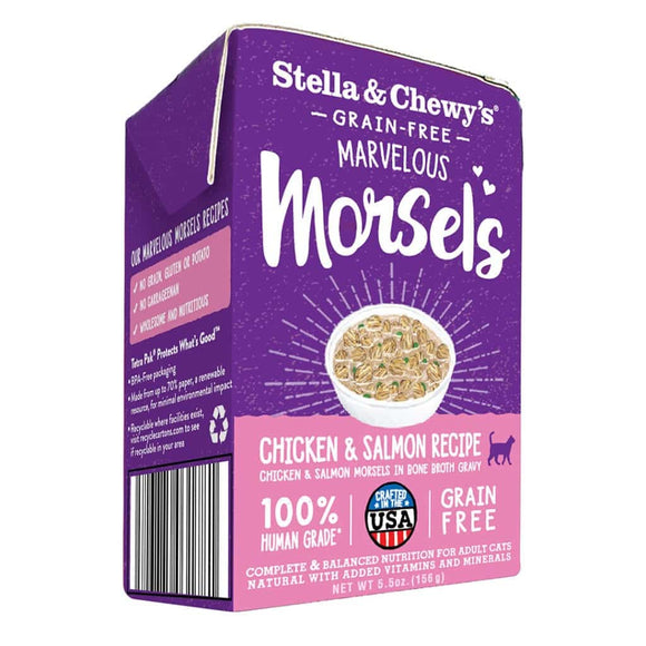 Cat Marvelous Morsels, Chicken & Salmon Medley - 156 g