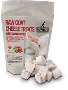 Raw Goat Cheese Treats with Cranberries (frozen product, delivery in GTA only)