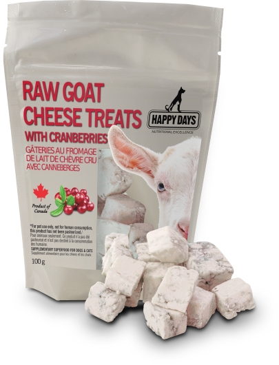 Raw Goat Cheese Treats with Cranberries (frozen product, delivery in GTA only)