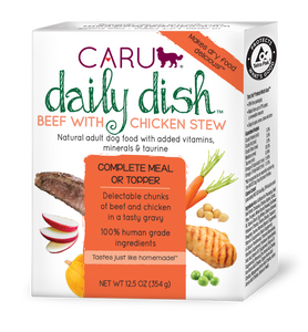 Caru Daily DishTM Beef with Chicken Stew for Dogs