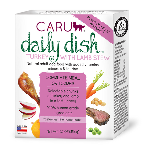 Caru Daily DishTM Turkey with Lamb Stew for Dogs