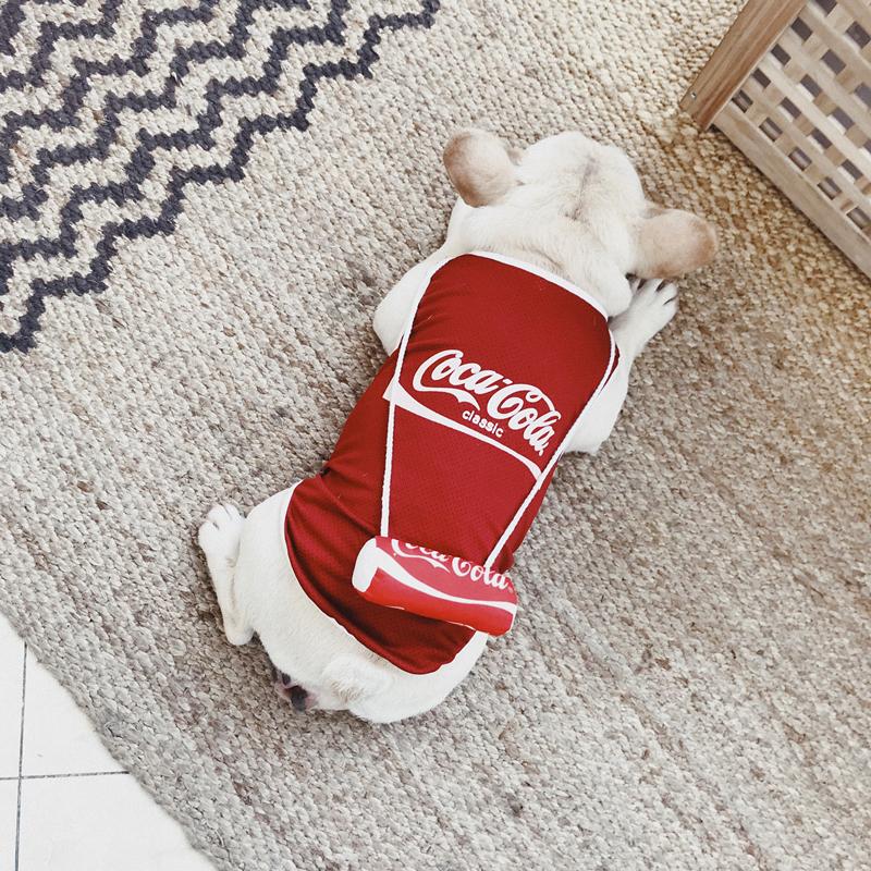 Coca cola dog shirt best sale