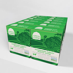 Open Farm Dog - Homestead Turkey Rustic Stew（Case of 12）