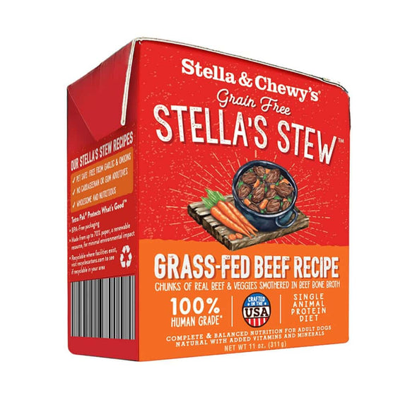 Dog Stella's Stew, Grass Fed Beef Recipe - 312 g