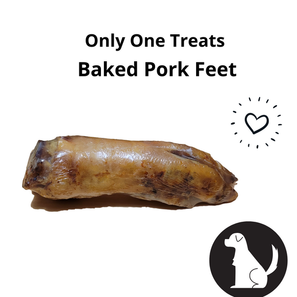 Only One Treats Baked Pork Feet for Dogs