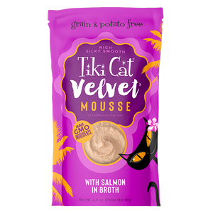Tiki Cat® Velvet Mousse™ Salmon in Broth