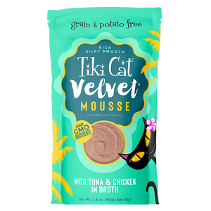 Tiki Cat® Velvet Mousse™ Tuna & Chicken in Broth