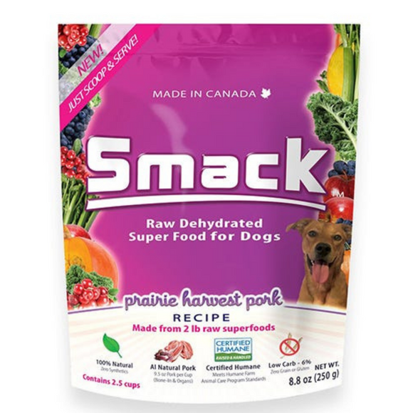 Smack Raw Dehydrated Super Food Prairie Harvest Pork (DOG)