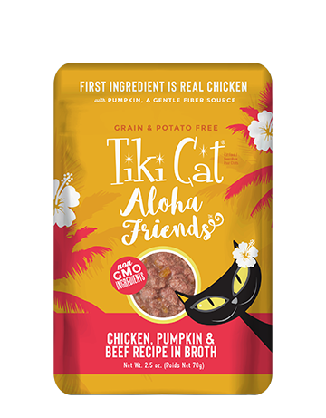 Tiki Cat® Aloha Friends™ Chicken, Pumpkin & Beef - 2.5oz