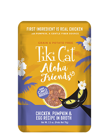 Tiki Cat® Aloha Friends™ Chicken, Pumpkin & Egg - 2.5oz