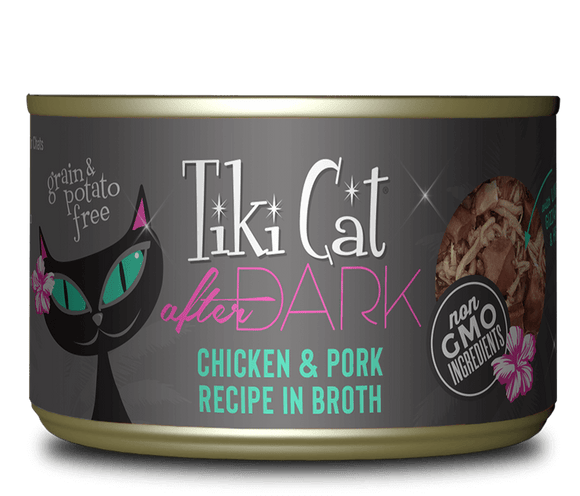 Tiki Cat® After Dark™ Chicken & Pork Recipe in Broth