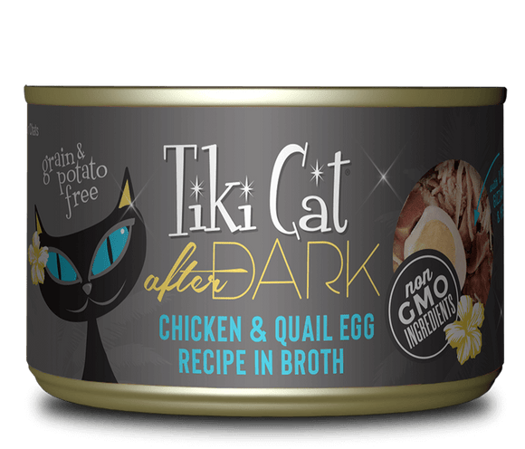 Tiki Cat® After Dark™ Chicken & Quail Egg Recipe in Broth